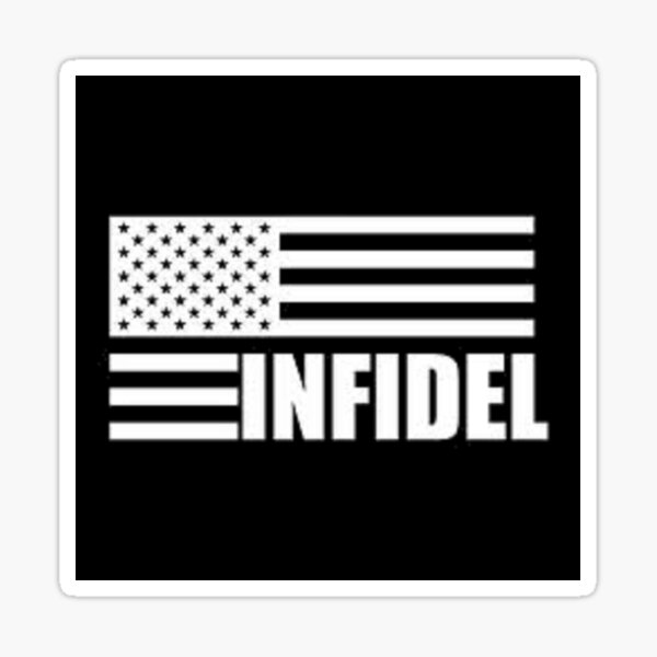 American Flag Infidel Stickers for Sale | Redbubble