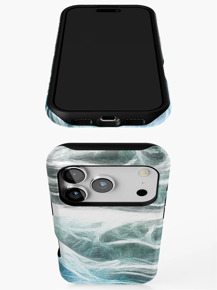 Thumbnail 3 of 4, iPhone Case, Ocean Waves designed and sold by RJBPhotoDesign.