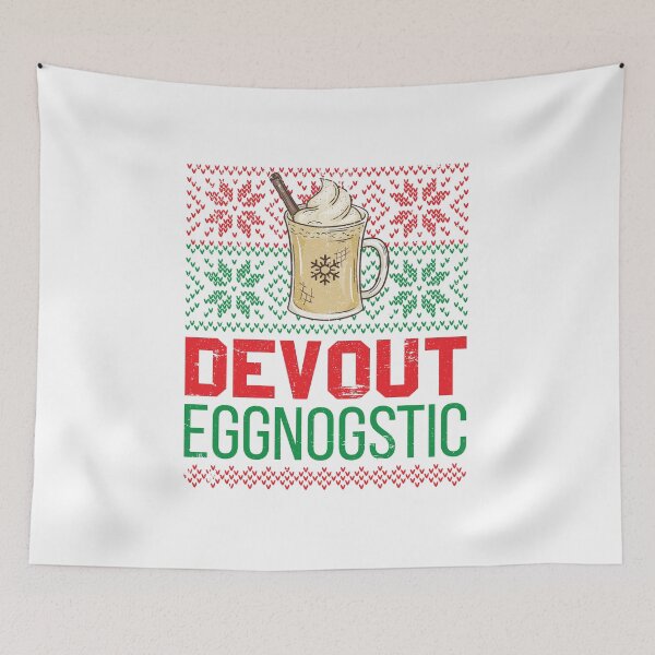 Item preview, Devout Eggnostic Funny Eggnog Design for Egg Nog Lovers designed and sold by Theodore Cory.