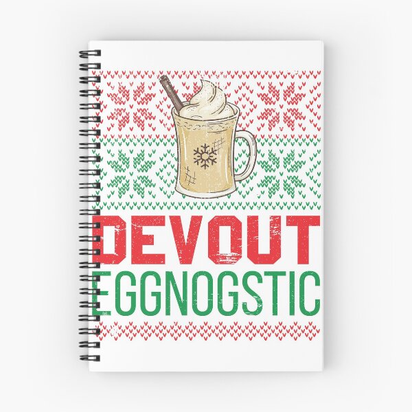 Item preview, Devout Eggnostic Funny Eggnog Design for Egg Nog Lovers designed and sold by Theodore Cory.