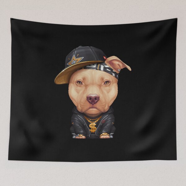 Item preview, Pit Bull Terrier Hip-Hop Super Star  designed and sold by anmlz.