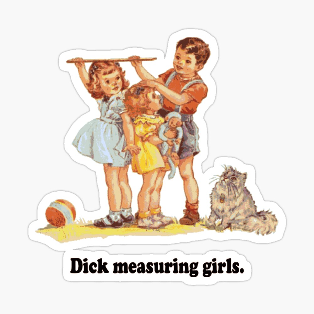Girl Measuring Dick