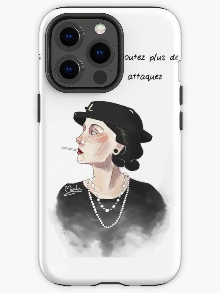 Coco Chanel iPhone Case for Sale by Minle-art