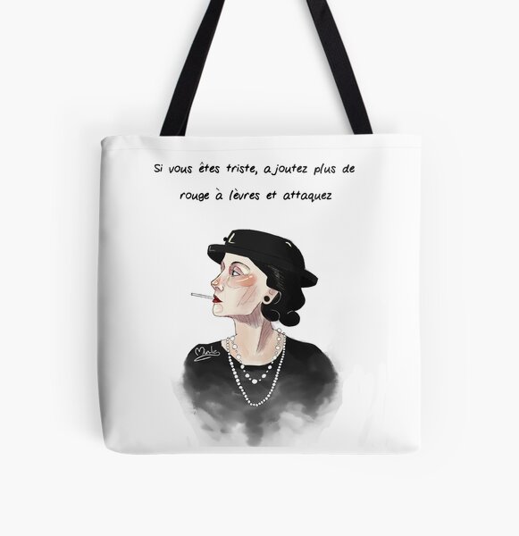 You Are The Coco to My Chanel Vintage Tote Bag 