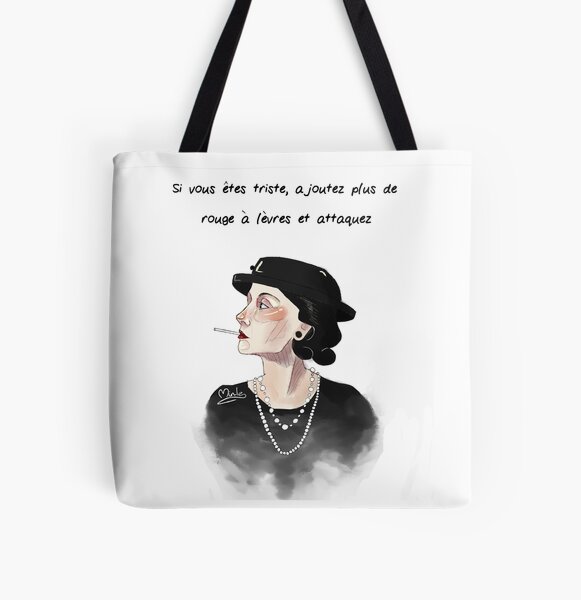 Bolsa de tela «Coco Chanel» de Minle-art | Redbubble