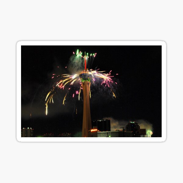 New Year's Eve Fireworks Sticker