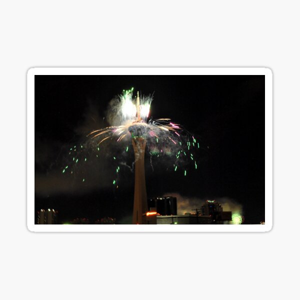 New Year's Eve Fireworks Sticker