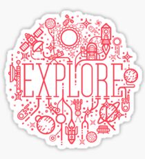 Explore Space Sticker