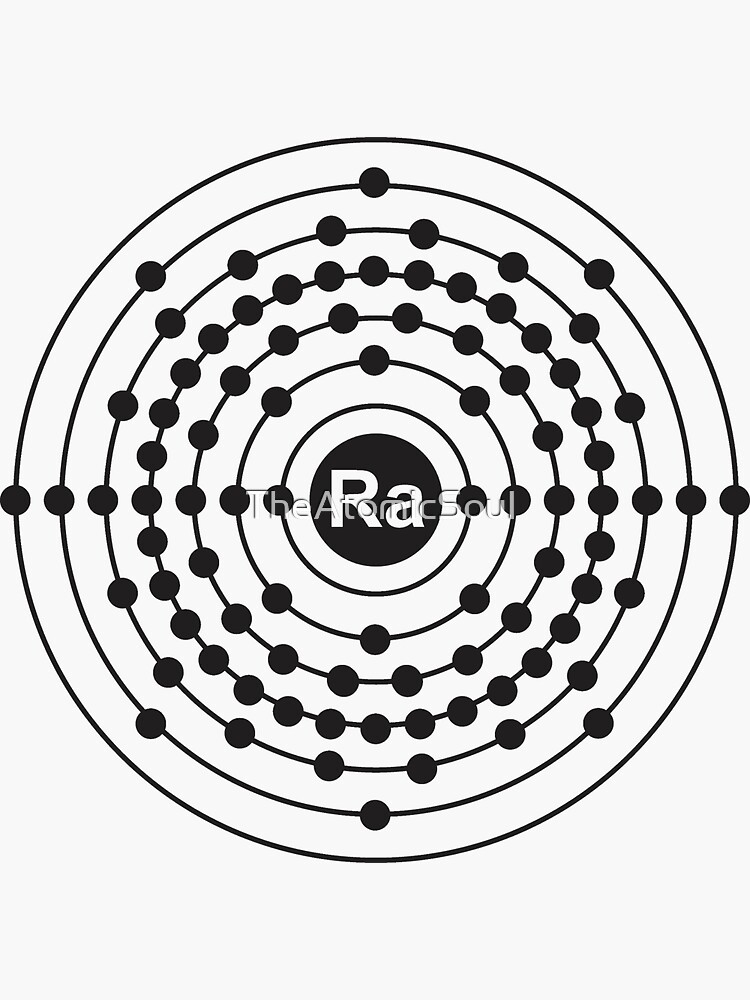 "Radium" Sticker by TheAtomicSoul Redbubble