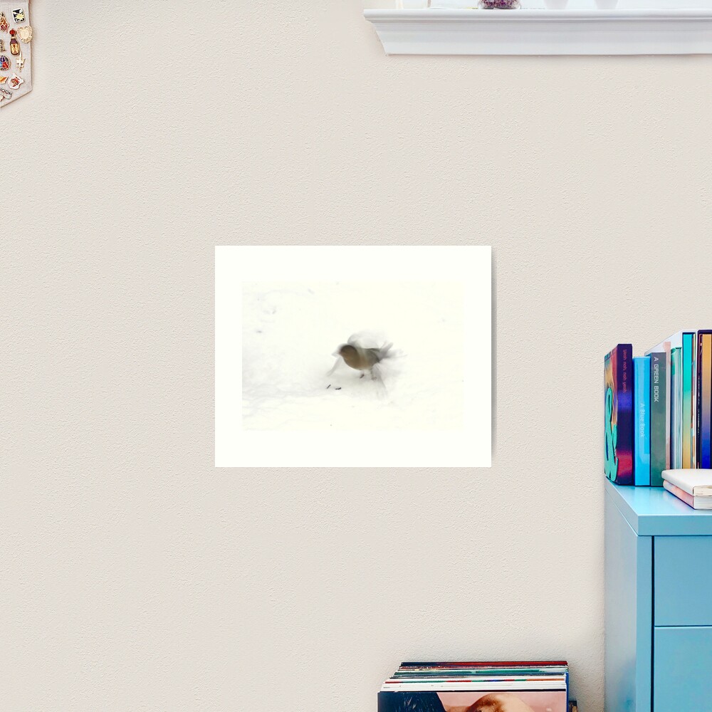 Morning feed Art Print