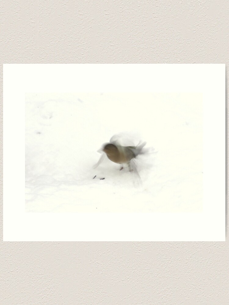 Alternate view of Morning feed Art Print