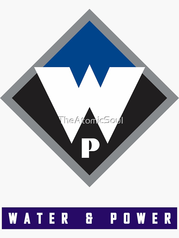 "Water and Power " Sticker for Sale by TheAtomicSoul Redbubble