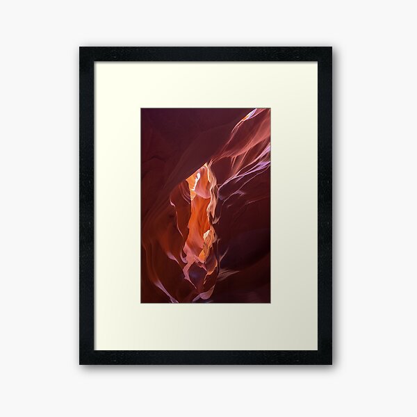 upper antelope canyon 2 Framed Art Print
