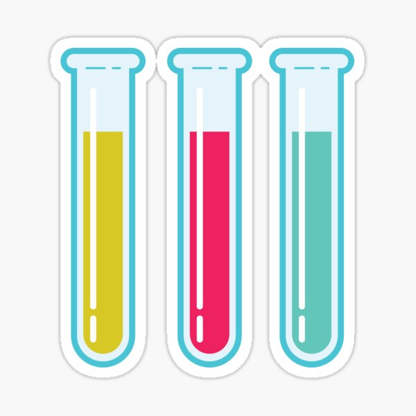 Test Tubes Sticker