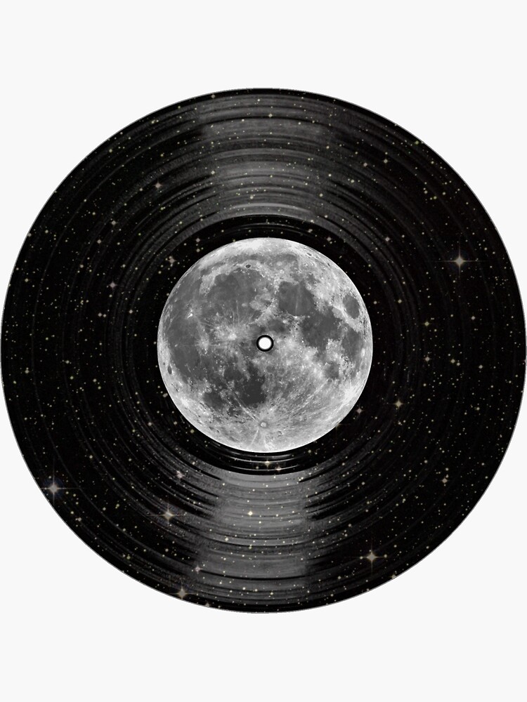 Moon In Space Vinyl LP Record by TheShirtYurt