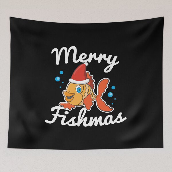 Item preview, Funny Christmas Xmas Fishing Goldfish Holiday Gift Idea designed and sold by haselshirt.