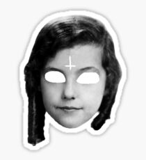 Cross Girl Sticker