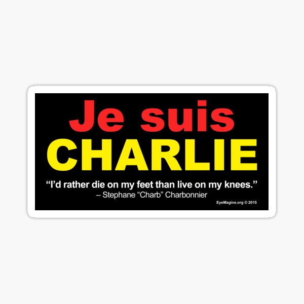 Je Suis Charlie Sticker