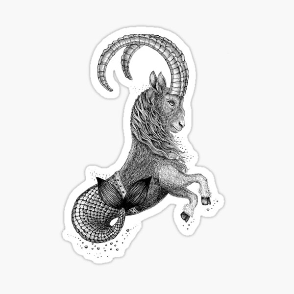 Capricorn Zodiac Sticker