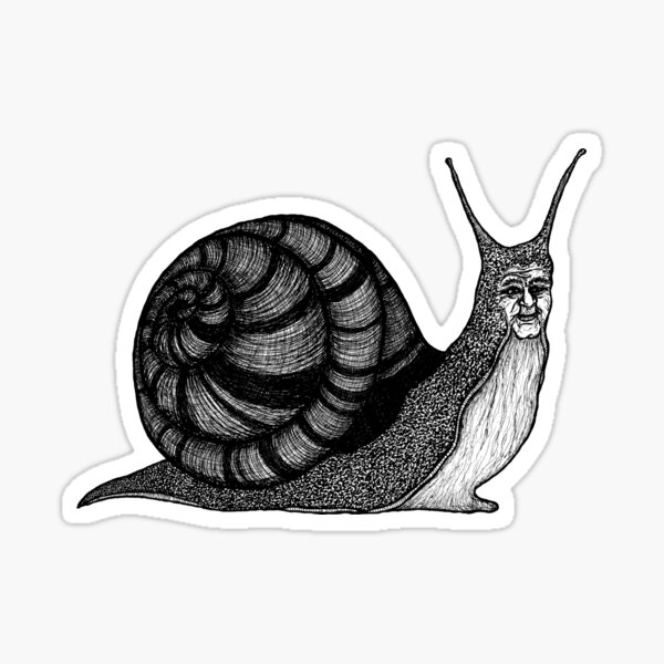 Sebastian the Snail Sticker