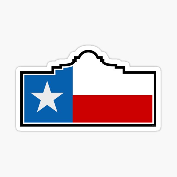 Item preview, THE ALAMO - TEXAS FLAG designed and sold by WOOFANG.