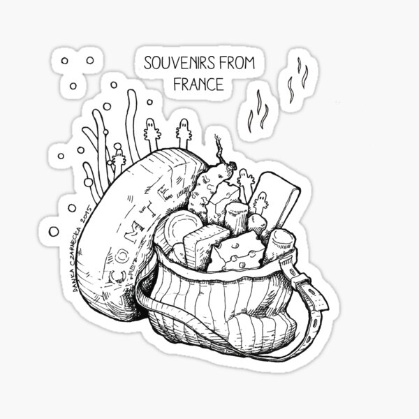 Souvenirs fro France ... Sticker
