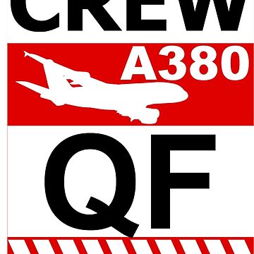 Artwork thumbnail, QF Airbus A380 Crew Sydney by AvGeekCentral