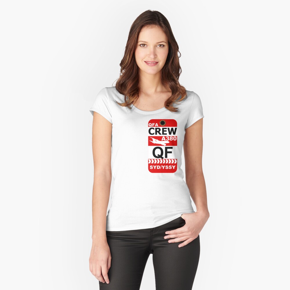 Item preview, Fitted Scoop T-Shirt designed and sold by AvGeekCentral.