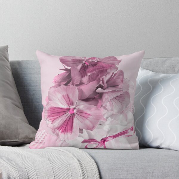 Item preview, Pink Pansies In Ribboned Pot designed and sold by Sandra Foster.