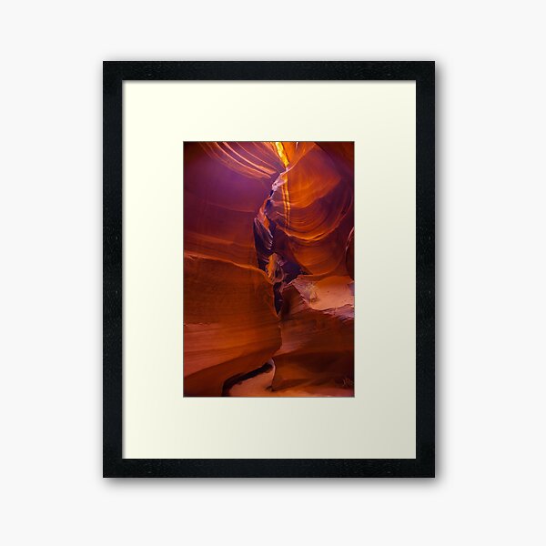 Antelope Canyon Tumble Weed Framed Art Print