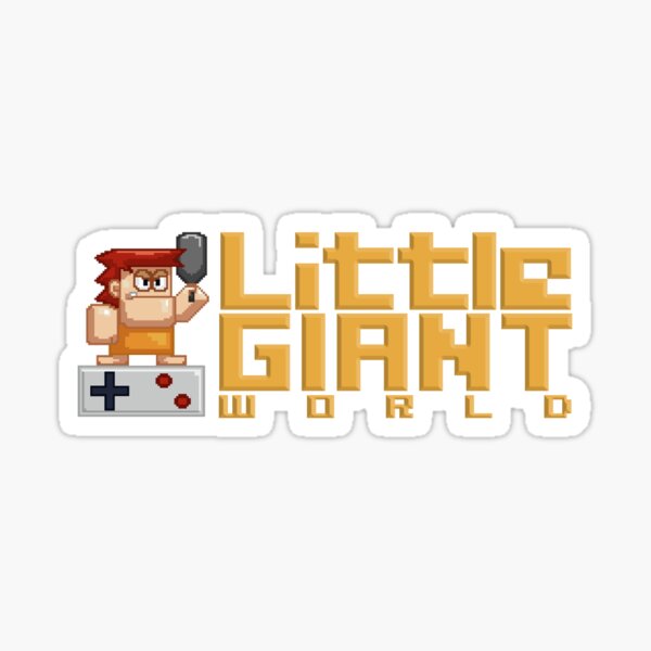 LittleGiantWorld Logo #1 Sticker