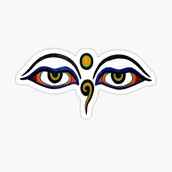 Laptop Electronics & Accessories Decals & Skins Eyes of Buddha Nepal ...