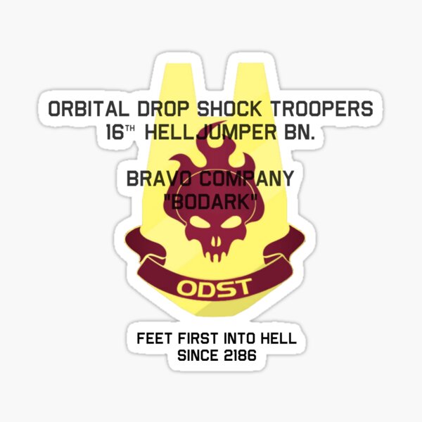 Odst Helljumper Stickers Redbubble