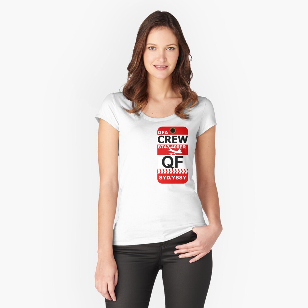Item preview, Fitted Scoop T-Shirt designed and sold by AvGeekCentral.