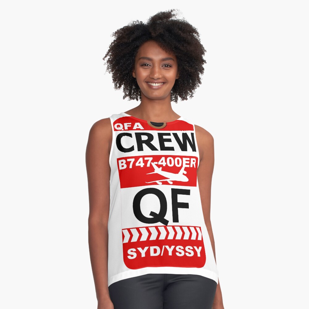 Item preview, Sleeveless Top designed and sold by AvGeekCentral.