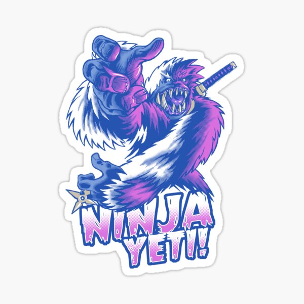 Ninja Yeti Sticker