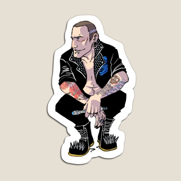 Punk Nine Magnet