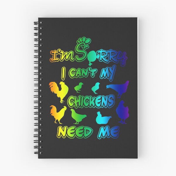 Item preview, (tshirt) im sorry my chickens need me2.trans 01 (vertical rainbow) designed and sold by Syl1990.