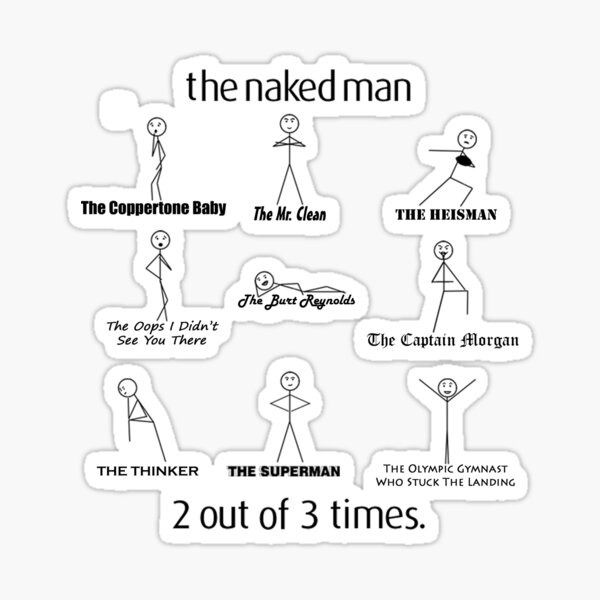The Naked Man HIMYM Sticker