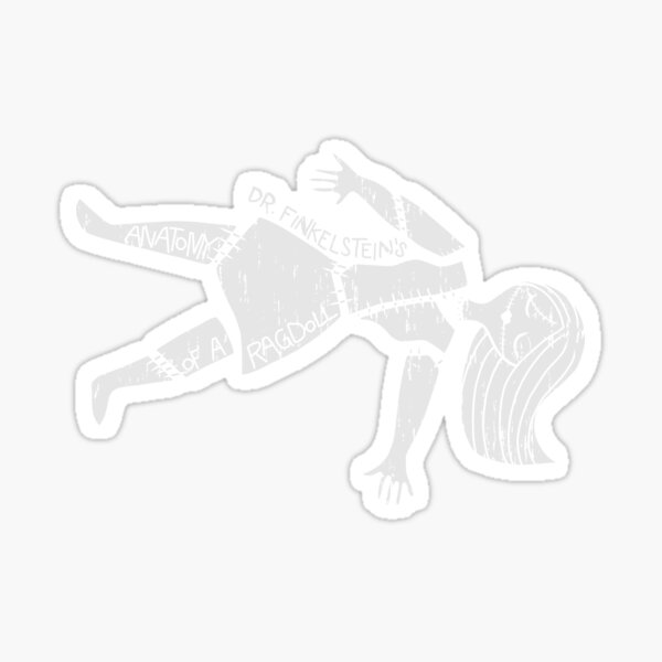 Anatomy of a Ragdoll Sticker
