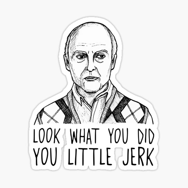 You Little Jerk Sticker