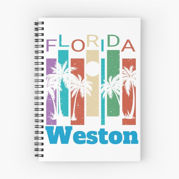 Item preview, Retro Weston Florida Palm Tree Souvenir Shirt designed and sold by Theodore Cory.