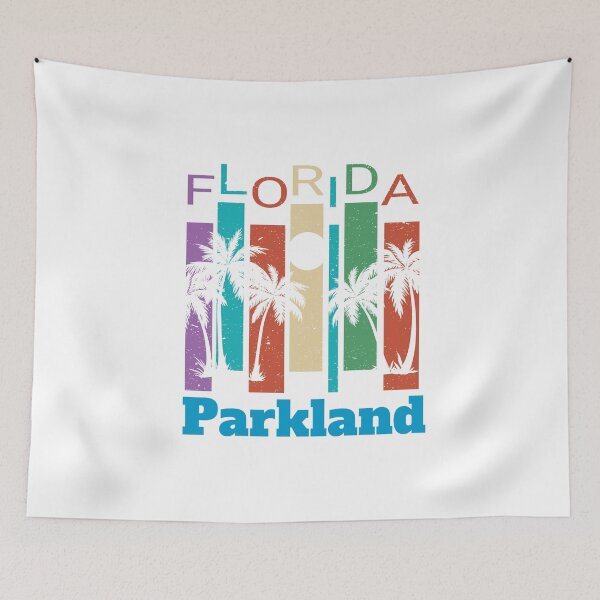 Item preview, Retro Parkland Florida Palm Tree Souvenir Shirt designed and sold by Theodore Cory.