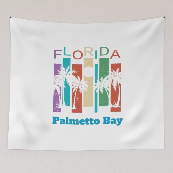 Item preview, Retro Palmetto Bay Florida Palm Tree Souvenir Shirt designed and sold by Theodore Cory.