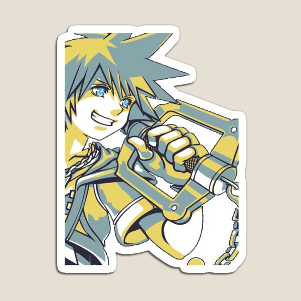 Item preview, Kingdom Hearts - Sora Wielding the Keyblade designed and sold by legendofsarah.
