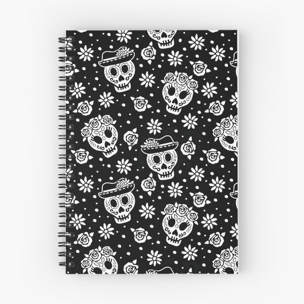 Item preview, Sugar Skull Black and White Pattern designed and sold by woahtherepickle.