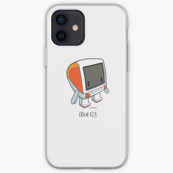 "iBot G3 Tangerine" cute robot by Classicbot iPhone Soft Case
