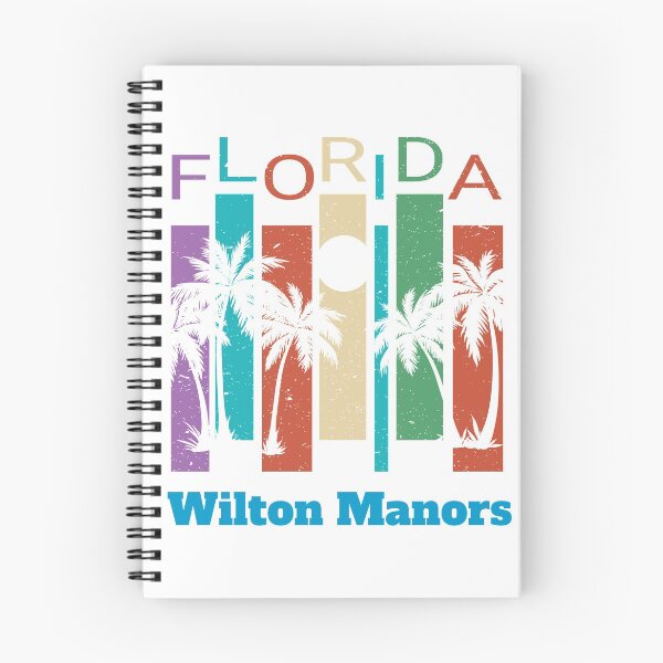 Item preview, Retro Wilton Manors Florida Palm Tree Souvenir Shirt designed and sold by Theodore Cory.