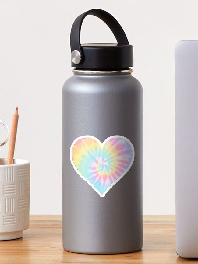 Slim Pastel Tie-Dye Water Bottle