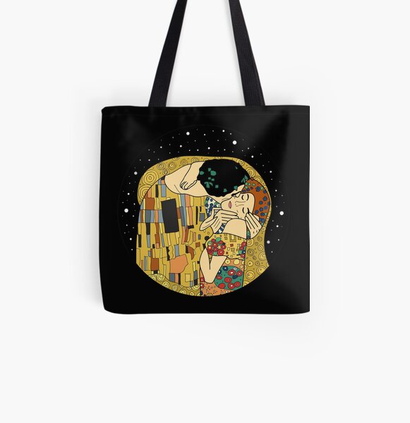 The Kiss All Over Print Tote Bag